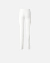 Elegant diagonal fabric trousers - | Pinko