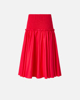 Μίντι φούστα με ελαστική φάσα - | Pinko