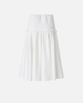 Midi skirt with elasticated band - | Pinko