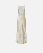 Abito in satin dal colore sfumato con inserto in pizzo - | Pinko
