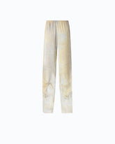 Pantalone in satin maltinto con pizzo - | Pinko