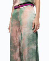 Pantalone in satin dal colore sfumato - | Pinko