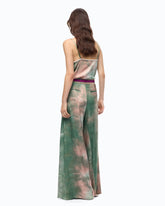 Pantalone in satin dal colore sfumato - | Pinko