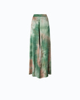 Pantalone in satin dal colore sfumato - | Pinko