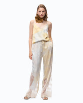 Top in satin dal colore sfumato - | Pinko