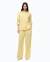 Pantalone a righe con coulisse in vita - | Pinko