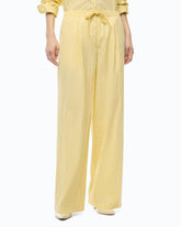 Pantalone a righe con coulisse in vita - | Pinko