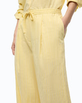 Pantalone a righe con coulisse in vita - | Pinko
