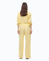 Pantalone a righe con coulisse in vita - | Pinko