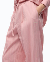 Pantalone a righe con coulisse in vita - | Pinko