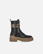 Kozaki na platformie z napisem z logo PINKO - | Pinko
