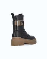 Bottes à plateforme avec logo PINKO - Noir | Pinko