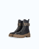 Bottes à plateforme avec logo PINKO - | Pinko