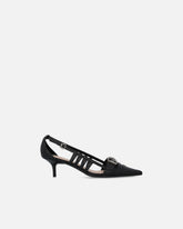 Décolleté slingback a punta in nappa - | Pinko