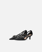 Décolleté slingback a punta in nappa - | Pinko