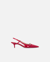 Décolleté slingback a punta in vernice - | Pinko