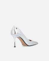 Scarpe laminate a punta in nappa con tacco - | Pinko