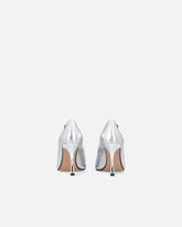 Scarpe laminate a punta in nappa con tacco - | Pinko
