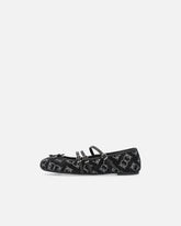 Ballerine Monogram con strass e fiocchetto in punta - | Pinko