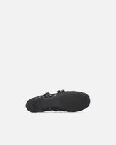Monogram ballet flats with rhinestones and bow at the toe - | Pinko