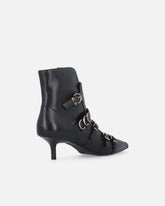 Ankle Boots mit Riemchen und Logo Love Birds - | Pinko