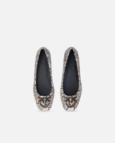 Ballerinas mit Pythonprint und Logo Love Birds - | Pinko
