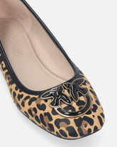 Bailarinas estampado animal con logotipo Love Birds - | Pinko