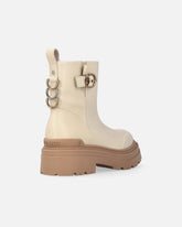 Stivaletto con logo Love Birds in pelle - | Pinko