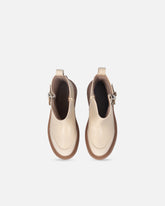 Stivaletto con logo Love Birds in pelle - | Pinko