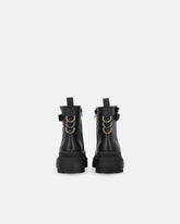 Stivaletto con logo Love Birds in pelle - | Pinko