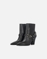 Booties with metal inserts and Love Birds logo - | Pinko