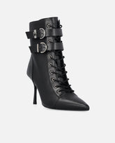 Bottines à sangles et logo Love Birds - | Pinko