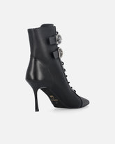 Botines con correas y logotipo Love Birds - | Pinko