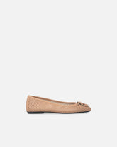 Perforated ballerinas with Love Birds logo - | Pinko