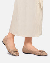 Ballerine traforate con logo Love Birds - | Pinko