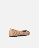 Perforated ballerinas with Love Birds logo - | Pinko