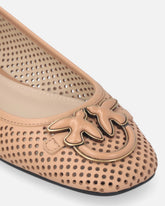 Ballerine traforate con logo Love Birds - | Pinko
