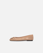 Perforated ballerinas with Love Birds logo - | Pinko