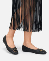 Ballerine traforate con logo Love Birds - | Pinko