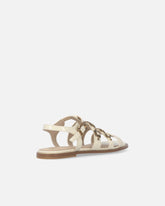 Flat sandals with straps and studs - | Pinko