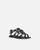 Sandali bassi con cinturini e borchie - | Pinko