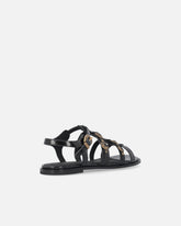 Sandali bassi con cinturini e borchie - | Pinko