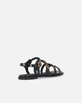 Sandali bassi con cinturini e borchie - | Pinko