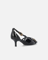 Pumps with straps and jewel studs - | Pinko