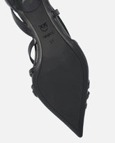 Pumps with straps and jewel studs - | Pinko