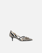 Escarpins à embossage python et clous bijou - | Pinko