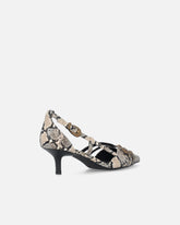 Escarpins à embossage python et clous bijou - | Pinko