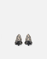 Escarpins à embossage python et clous bijou - | Pinko