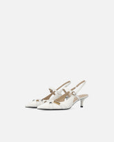 Slingbacks à brides et applications bijou - | Pinko
