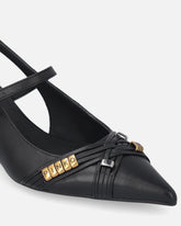 Slingbacks with straps and jewel details - | Pinko